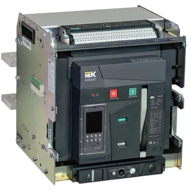 Выключатель автоматический воздушный ARMAT выдвижного исполнения 3P типоразмер D 85кА 2500А расцепитель TD с комплектом аксессуаров 220В: мотор привод катушка включения катушка отключения