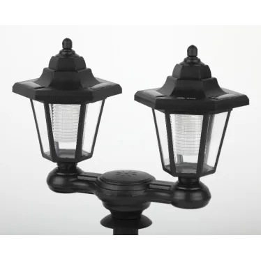 Светильник садовый на солнечной батарее пластик черный 150 см ERASV01-01