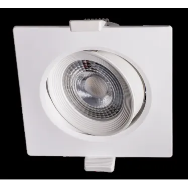 Светильник светодиодный ДВО-7W 4000K 490 Лм квадр/поворот 38 град. IP40