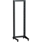Стойка однорамная на роликах LINEA F 33U 600х600мм черная