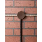 Коробка распаячная КМР-040-038 с крышкой (73х43) 4 мембранных ввода тёмное дерево IP54 PROxima