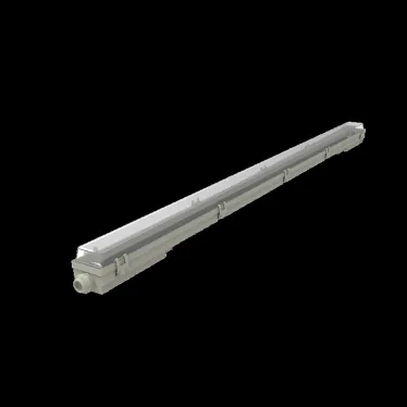 Светильник под светодиодную лампу ДСП 1хG13 AC 220В IP65 1260х70х61мм Пластик с отражателем для лампы 1200мм INDUSTRY Gauss