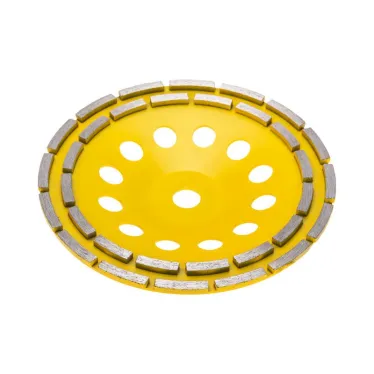 Чашка алмазная шлифовальная, двухрядная, 230х22,2мм