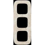 Valena ALLURE Рамка 3 поста Нарцисс золото универсальная