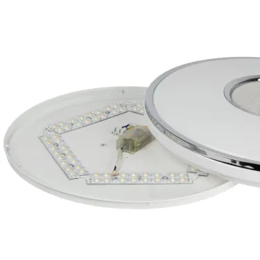 ДСП-60 SPB-6 Crystal 60 Светодиод. св-к 60Вт 3000-6500К 4800 Лм с пультом ДУ 490x88 мм (6/24)