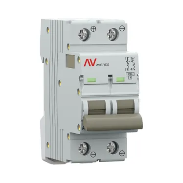 Выключатель автоматический AV-6 DC 2P 16A (C) 6kA AVERES