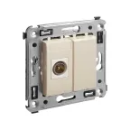 Avanti Розетка TV в стену оконечная ''Ванильная дымка''