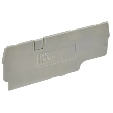 Заглушка для CP-MC 3 вывода 4мм2 серая IEK