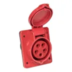 Розетка кабельная 16А 3Р+N+Е IP44 скрытая 380В 415