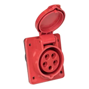 Розетка кабельная 16А 3Р+N+Е IP44 скрытая 380В 415