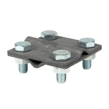 Зажим крестовидный прут-прут (пластина 57x57мм) HZ PROxima