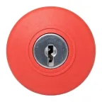 Механизм кнопки исполнительный XB4 'Грибок' красный поворотный с фиксацией с замком PROxima