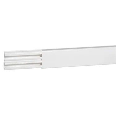 Мини-плинтус DLPlus - 32x12,5 мм - 2 отделения - длина 3 м - белый | 033310 | Legrand