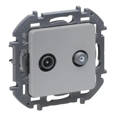 Розетка TV/SAT звезда INSPIRIA алюминий