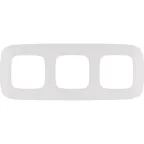 Valena ALLURE Рамка 3 поста белая универсальная