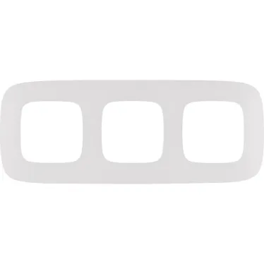 Valena ALLURE Рамка 3 поста белая универсальная