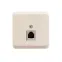 ЭТЮД Розетка телефонная 1xRJ11 наружная бежевая