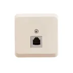 ЭТЮД Розетка телефонная 1xRJ11 наружная бежевая