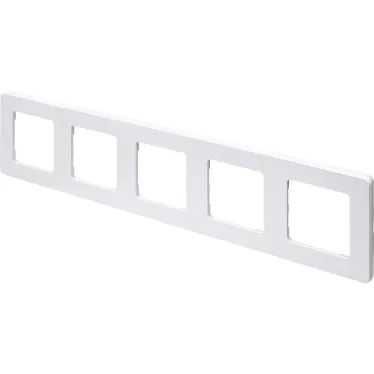 Рамка 5 постов INSPIRIA белая