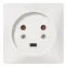 Розетка силовая 20А 2Р+N