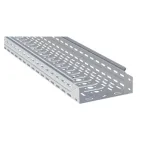 Лоток перфорированный металлический 80х600х3000-1.0 мм (6м)