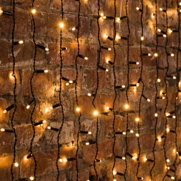 Гирлянда светодиодная Дождь 2x0,8 м, эффект мерцания, черный провод, 230 В, диоды ТЕПЛЫЙ БЕЛЫЙ | 235-356 | NEON-NIGHT