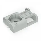 Площадка под стяжку для прямого монтажа серая (100шт/1500шт уп/кор) | PR13.0396 | Промрукав