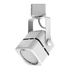 Светильник трековый однофазный под лампу GU10 220V IP20 60*145мм белый куб | TR010 | Gauss