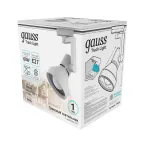 Светильник трековый однофазный под лампу E27 220V IP20 112*230мм белый конус | TR014 | Gauss