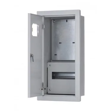 Корпус металлический учетный навесной 550х280х160 3-фазный 9 модулей IP31 ЩРУВ-3/9