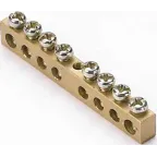 Шина нулевая 6х9 (8групп/центр) ШН-101