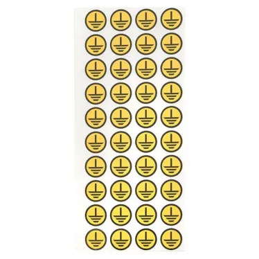 Знак безопасности ''Земля'' (круглый) d-20мм