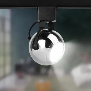 Светильник трековый однофазный TR35-GU10 CH MR16 хром под лампу