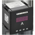 Амперметр цифровой щитовой однофазный 96х96мм LED GENERICA