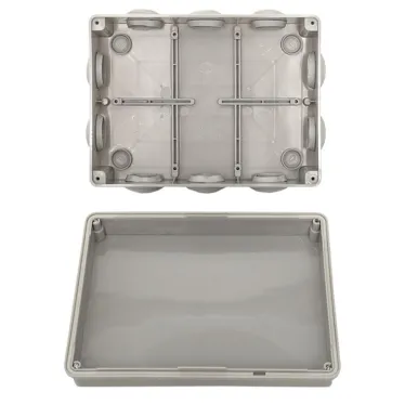 Коробка распаячная КМР-050-042 пылевлагозащитная 10 мембранных вводов уплотнительный шнур (190х140х70) PROxima