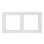 Стокгольм Рамка 2-местная белая