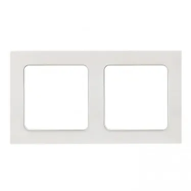 Стокгольм Рамка 2-местная белая