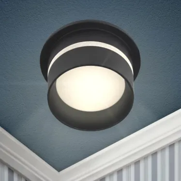 Светильник встраиваемый декоративный DK93 BK MR16/GU5.3 черный