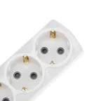 Удлинитель PREMIUM 3 гнезда, 3м, 3х1,5мм², с/з, с выключателем, белый | 13-4104 | REXANT