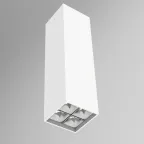 Светодиодный светильник DL-Box Reflect Multi 2x2 накладной 10 Вт 4000 К 80х80х300 мм RAL9003 белый муар DALI | V1-R0-00255-20D36-2001040 | VARTON