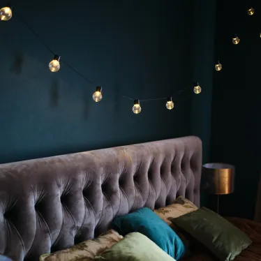 Лофт-гирлянда светодиодная 5 м, черный ПВХ, 20 LED, теплое белое свечение | 303-066 | NEON-NIGHT