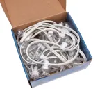 Гирлянда LED Galaxy Bulb String 10м, белый КАУЧУК, 30 ламп*6 LED ЖЕЛТЫЕ, влагостойкая IP65 | 331-301 | NEON-NIGHT