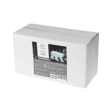 Акриловая светодиодная фигура "Медведь" 34,5х12х17 см, 4,5 В, 3 батарейки AA (не входят в комплект), 24 светодиода, | 513-315 | NEON-NIGHT