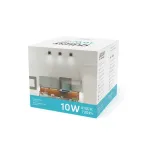 Светильник светодиодный декоративный бытовой с рассеивателем HD020 10W (хром сатин) 4100K 88х75мм | HD020 | Gauss