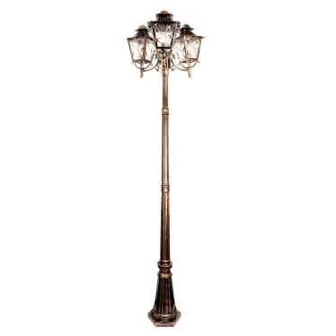 Светильник НТУ-3х60w столб Е27 IP44 черное золото