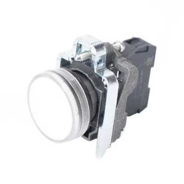 Лампа сигнальная в сборе модульная 22 мм белая 230-240В АС