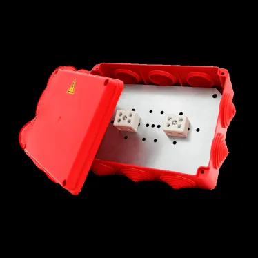 Коробка распределительная огнестойкая КРОПС-П5, IP54, габаритные размеры 190х140х70 мм, для кабелей сечением до 6 мм2, 8 клемм