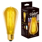 Лампа накаливания декоративная ЛОН 60 вт 300 Лм E27 Vintage IL-V-ST64-60/GOLDEN/E27 VW02