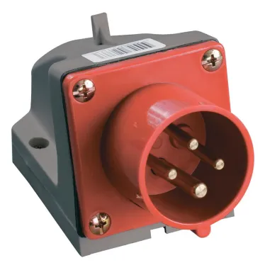 Вилка кабельная 16А 3Р+E IР44 на поверхность 380В 514