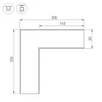 Угол SL-LINE-6070 (ARL, Металл)